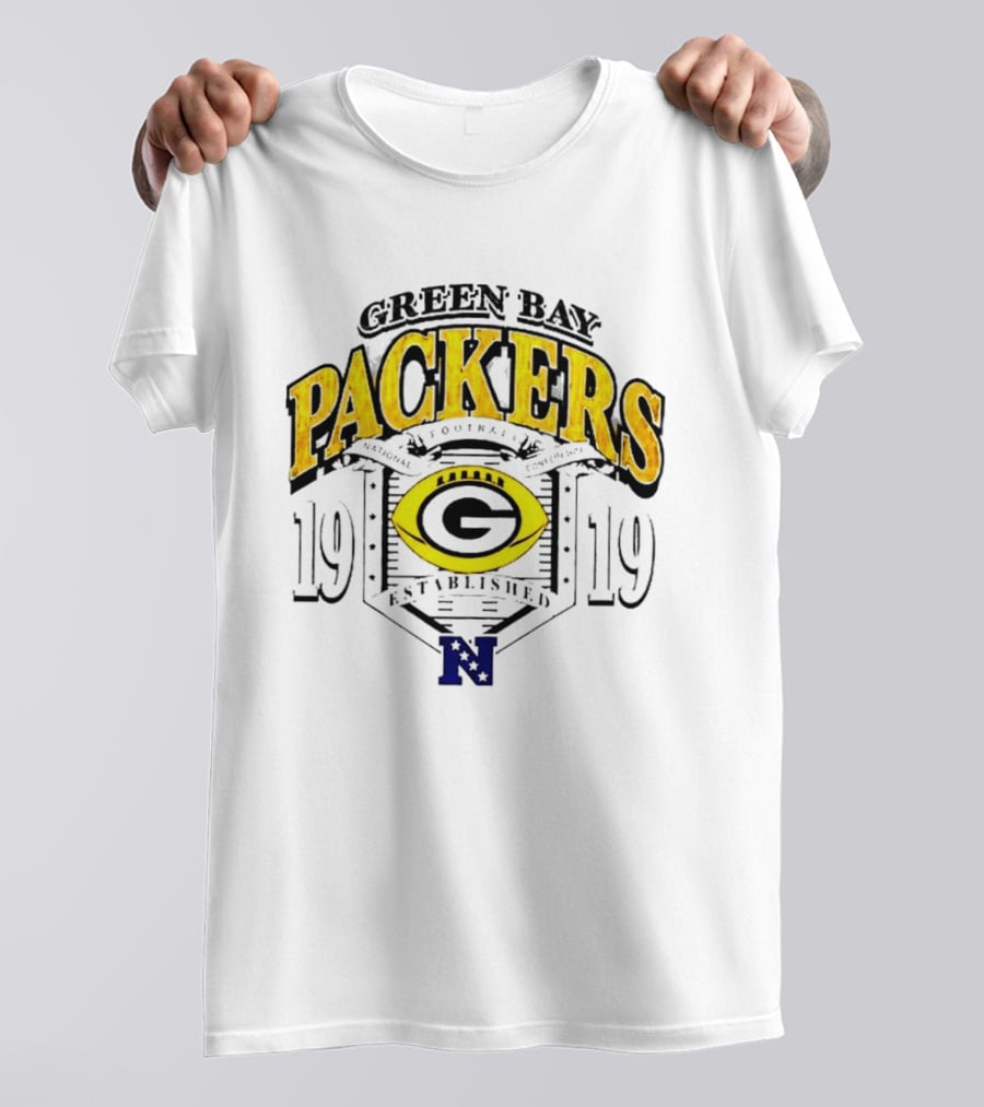 Green Bay Packers 1919 National Football Established Crest T-Shirt