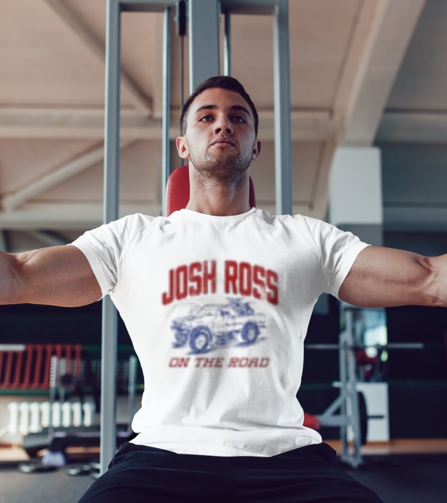 Josh Ross On The Road Tour Blue Car T-Shirt