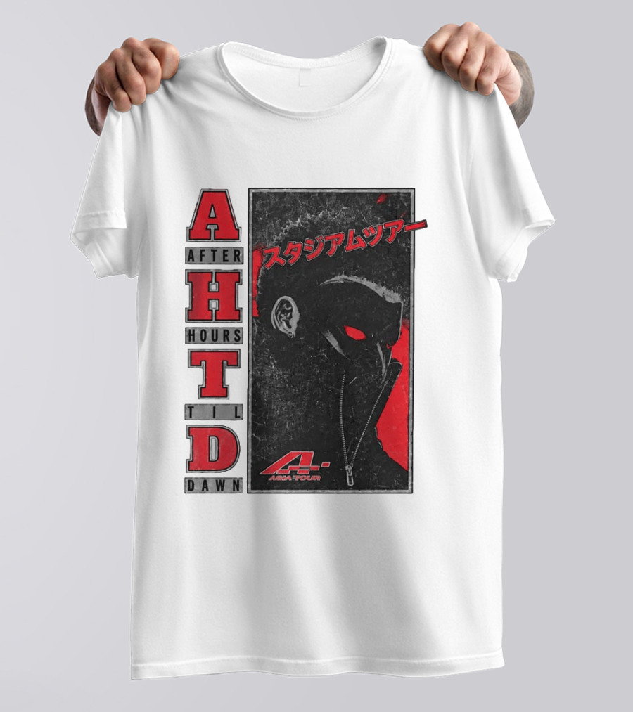 The Weeknd After Hours Til Dawn 2026 Asia Tour Tokyo Japan Pop Up Anime A Asia Tour T-Shirt