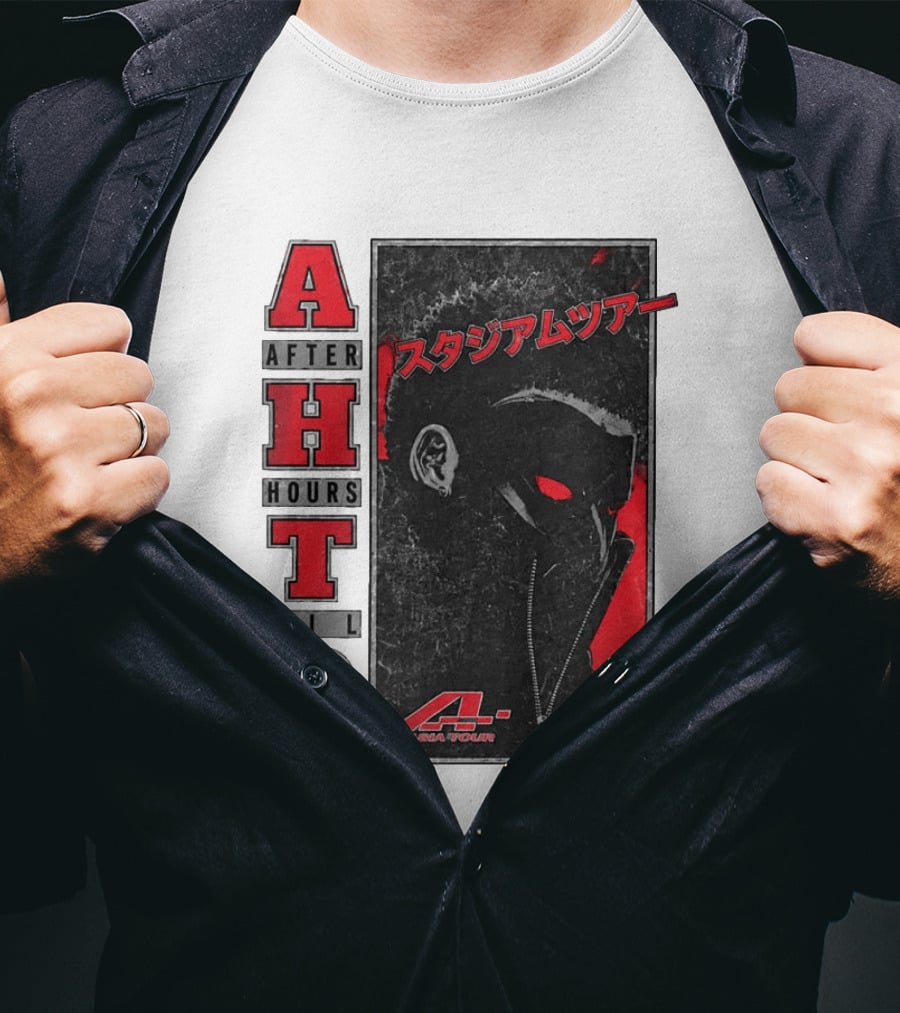 The Weeknd After Hours Til Dawn 2026 Asia Tour Tokyo Japan Pop Up Anime A Asia Tour T-Shirt