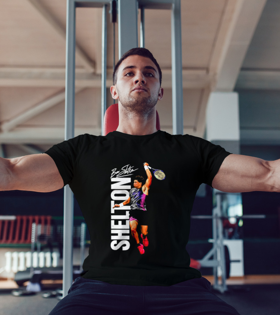 Ben Shelton Tennis Player Signature Art 2026 T-Shirt