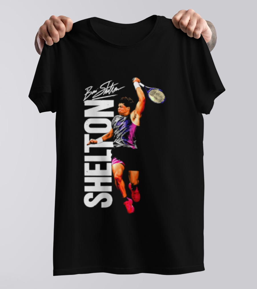 Ben Shelton Tennis Player Signature Art 2026 T-Shirt