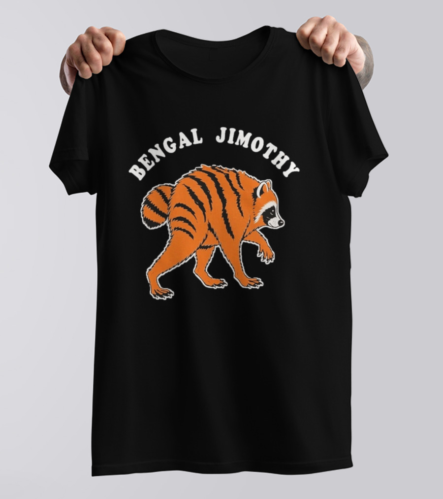 Bengal Jimothy Tiger Raccoon Creature T-Shirt