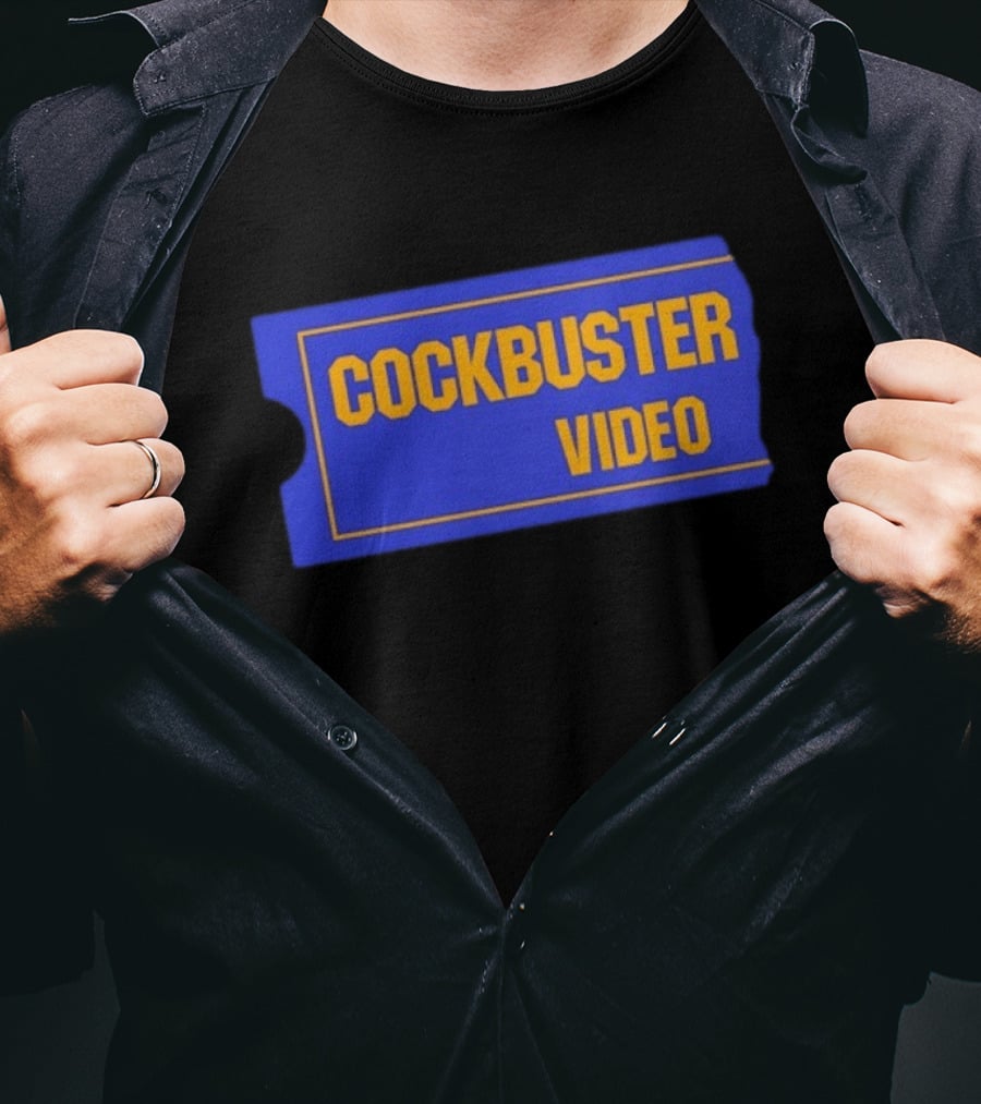 Cockbuster Video 90s Nostalgia Blockbuster T-Shirt