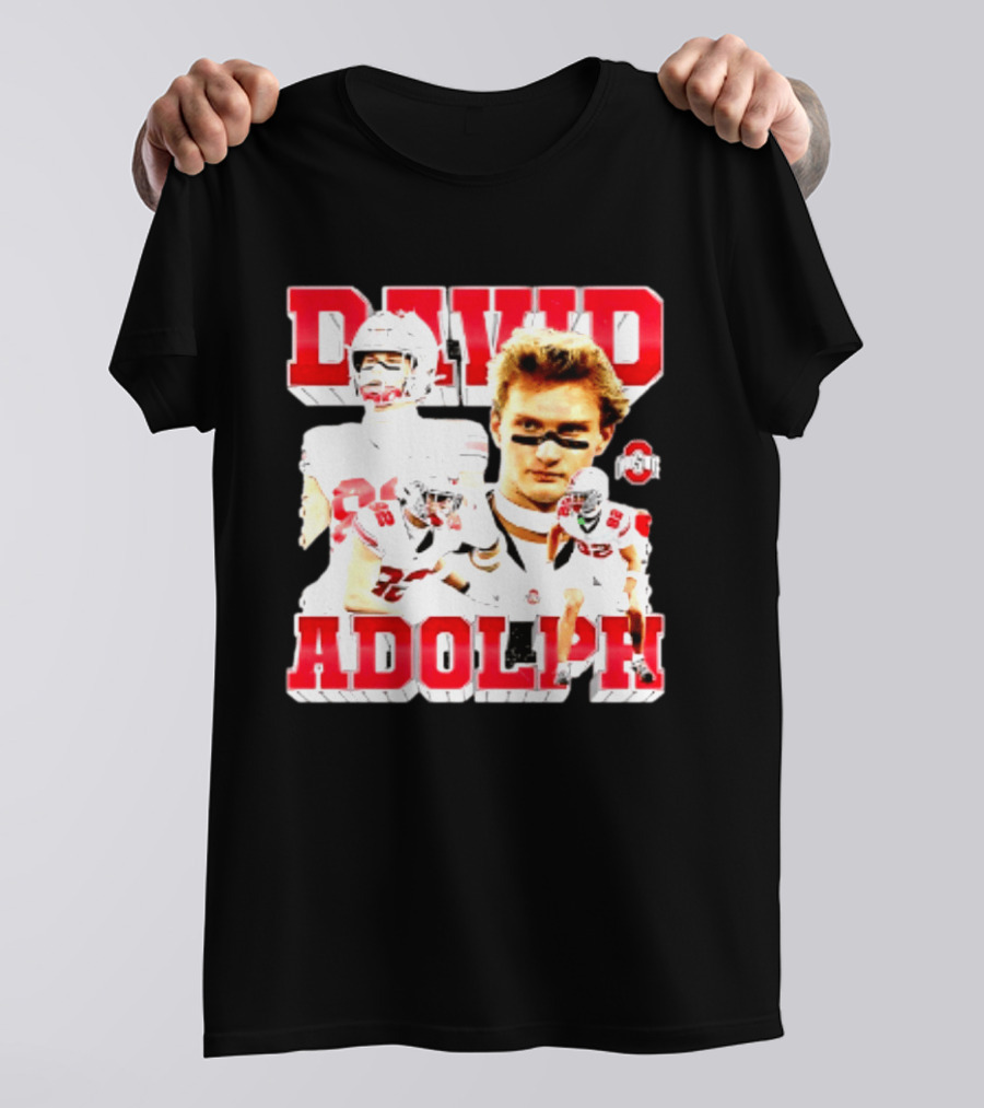 David Adolph 82 Ohio State Buckeyes NCAA Player Highlights T-Shirt