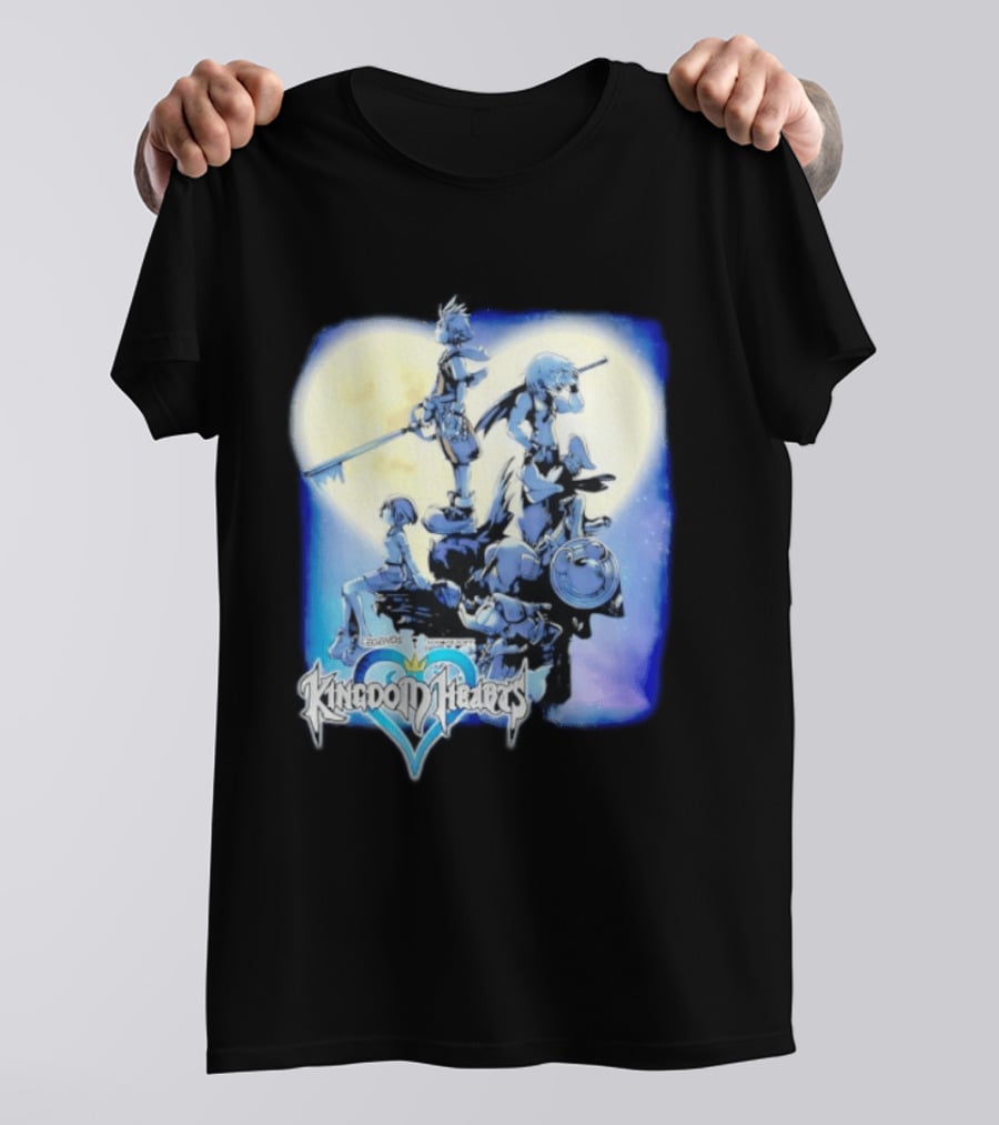 Kingdom Hearts Legends SquareSoft Sora Keyblade Moonlight T-Shirt