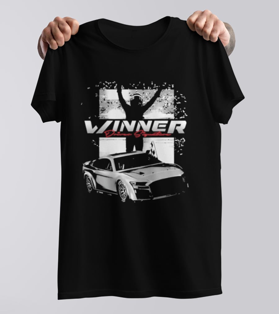 Kyle Larson 2026 Enjoy Illinois 300 Winner Classic Ink Racing T-Shirt