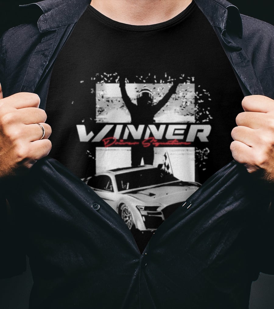 Kyle Larson 2026 Enjoy Illinois 300 Winner Classic Ink Racing T-Shirt