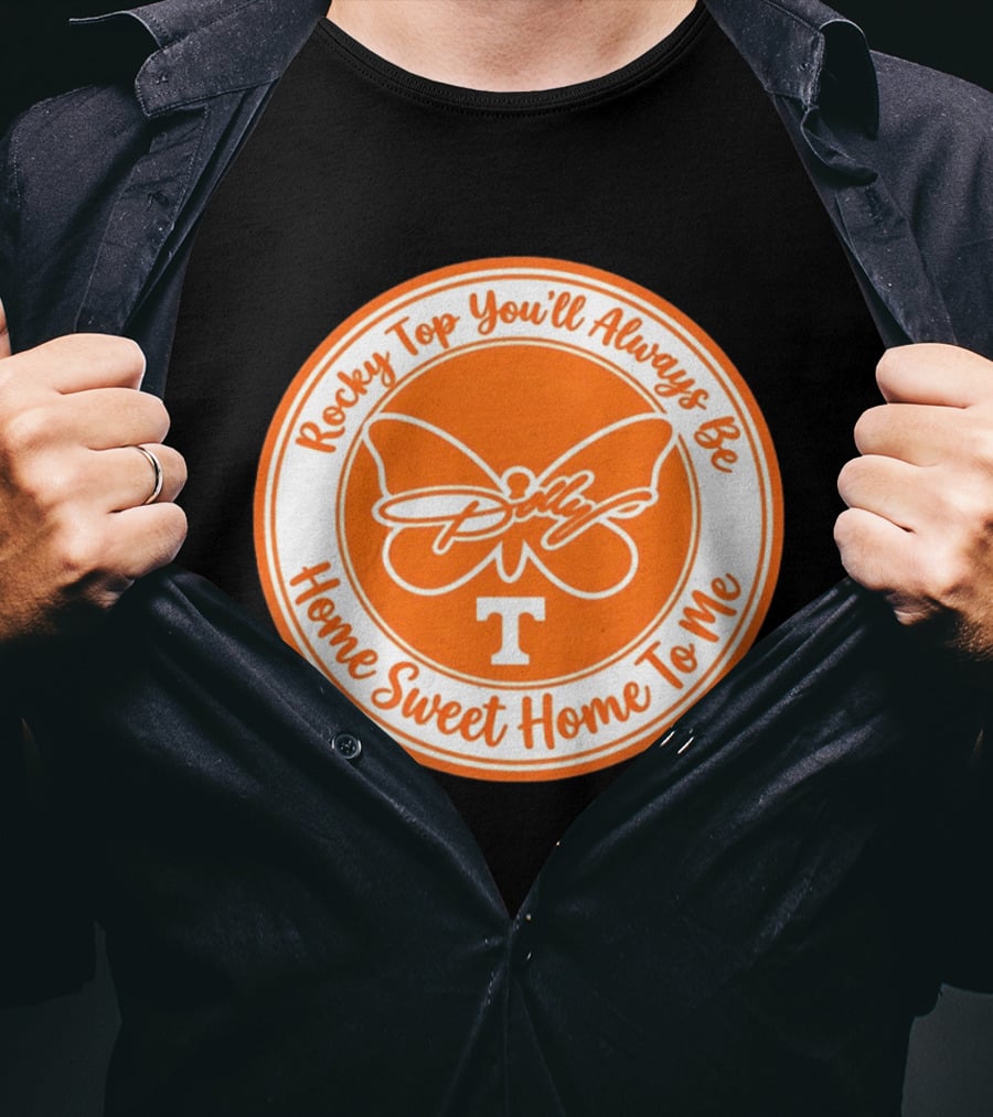 Rocky Top You'll Always Be Home Sweet Home To Me Dolly Butterfly T T-Shirt