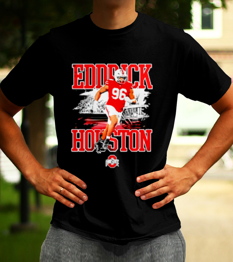 Eddrick Houston 96 Ohio State Buckeyes NCAA Football Player T-Shirt