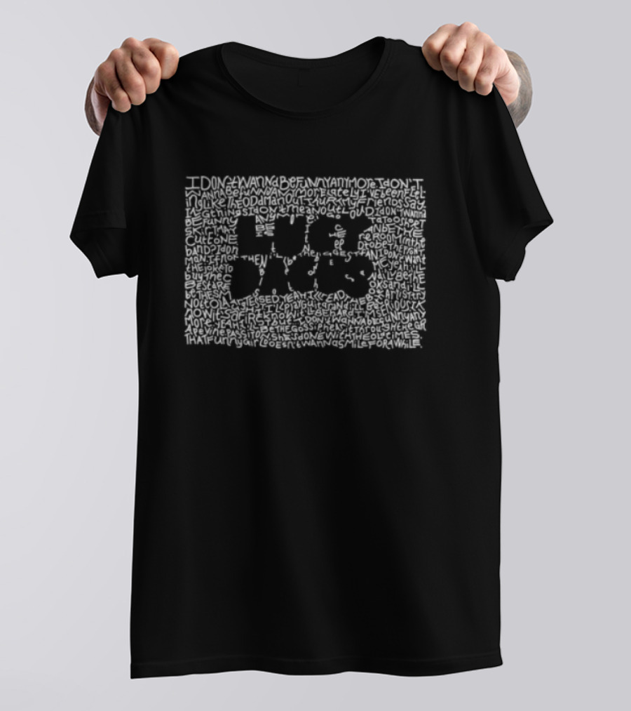 Lucy Dacus Store I Don't Wanna Be Distressed T-Shirt