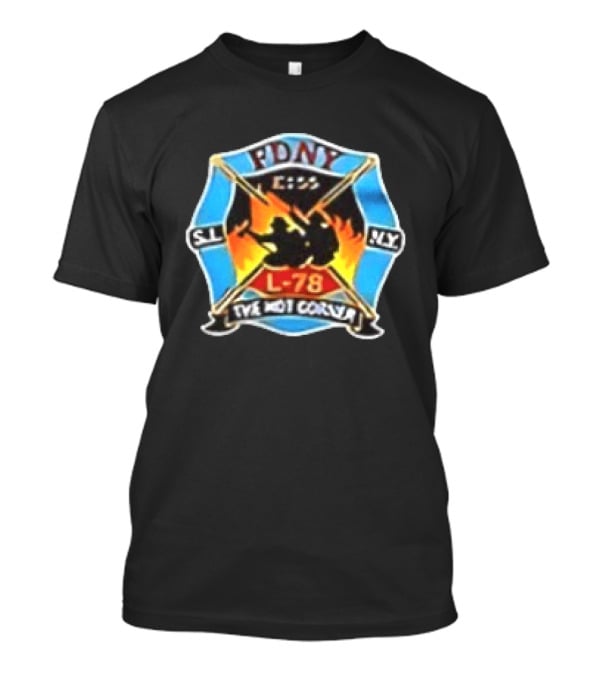 Marcus Freeman Notre Dame Fighting Irish FDNY Engine 155 Ladder 78 The Hot Corner T-Shirt
