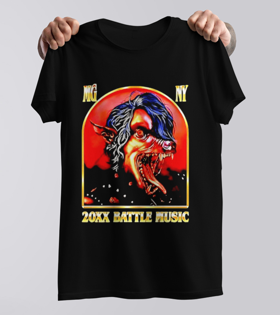 MG NY 20XX Battle Music Machine Gun Kelly Werewolf T-Shirt