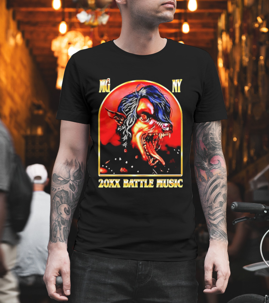 MG NY 20XX Battle Music Machine Gun Kelly Werewolf T-Shirt