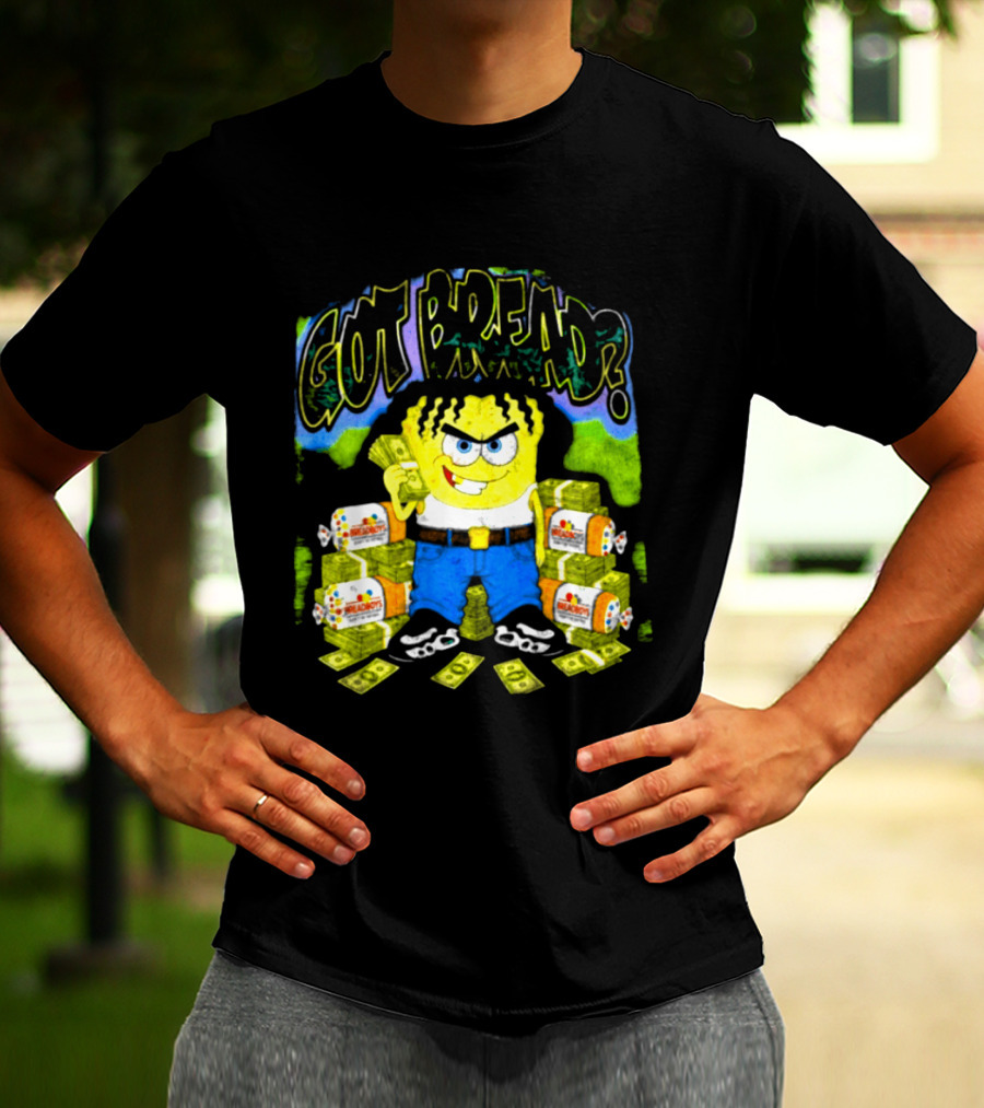 Wakko Exotics Store Whiteloaf Got Bread Black Character With Money Loaves T-Shirt