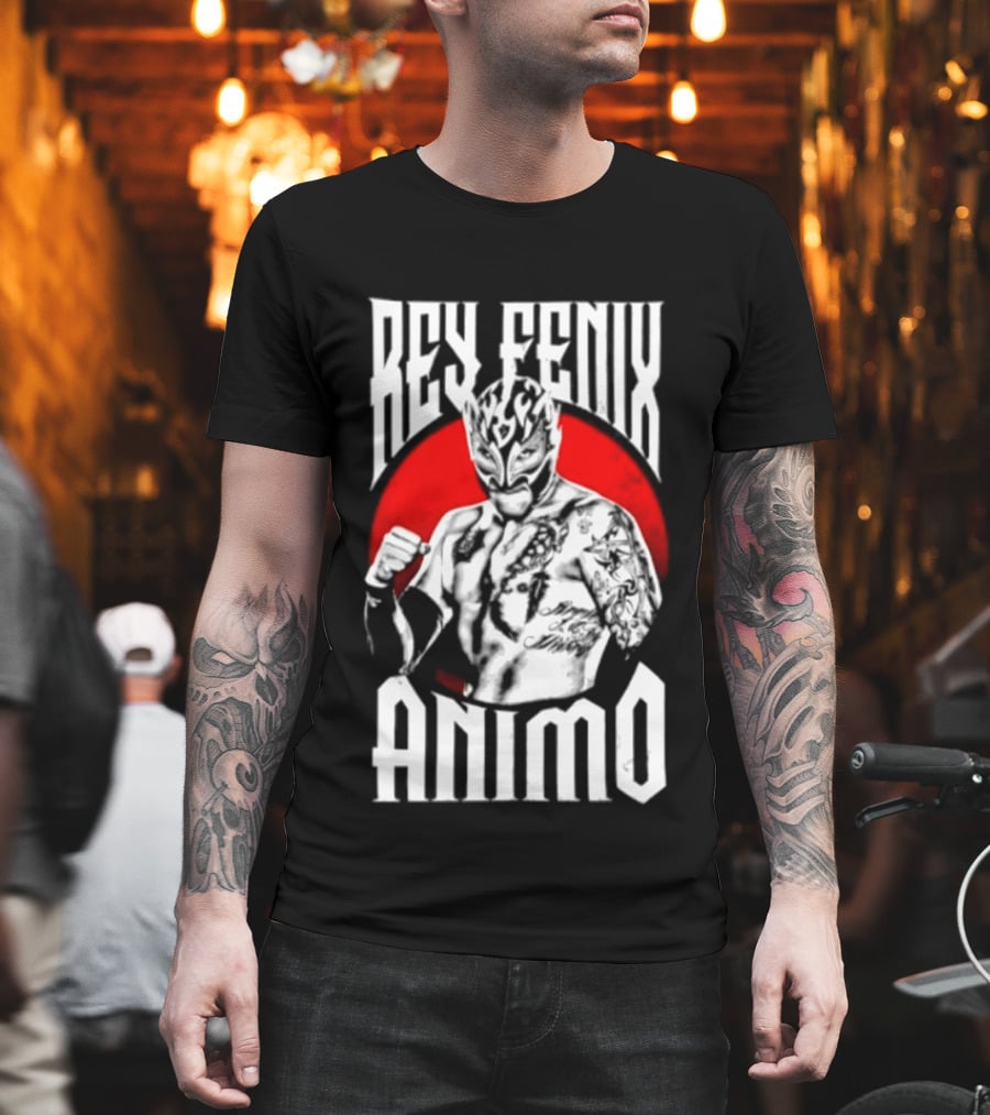 Rey Fenix Animo Lucha Libre AEW Wrestling Masked Fighter T-Shirt