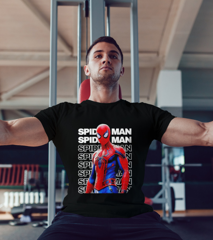 Spider Man Marvel Superhero Peter Parker Iconic Costume Vibrant Heroic T-Shirt