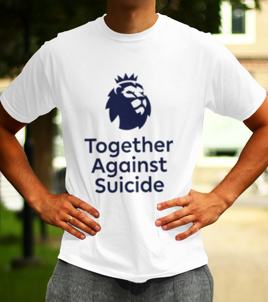 Together Against Suicide Mental Health Awareness Lion King Crown T-Shirt