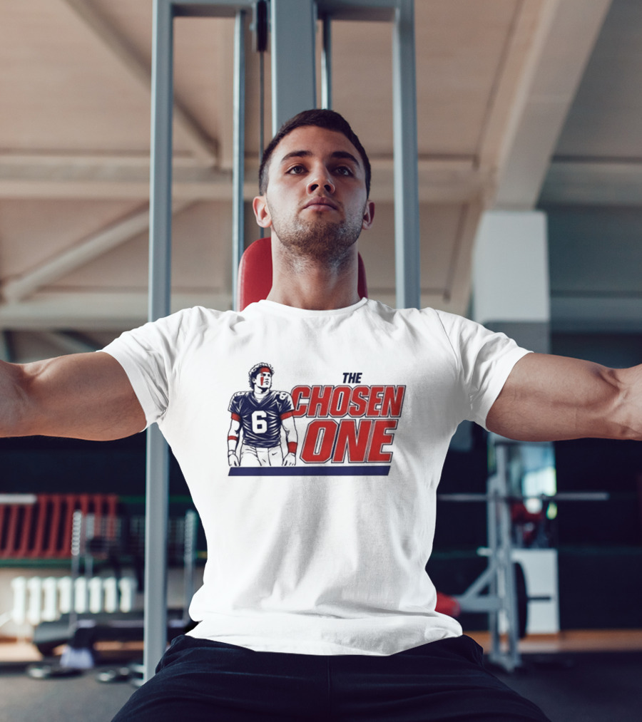 Chosen One Football Jersey Number 6 Athlete T-Shirt