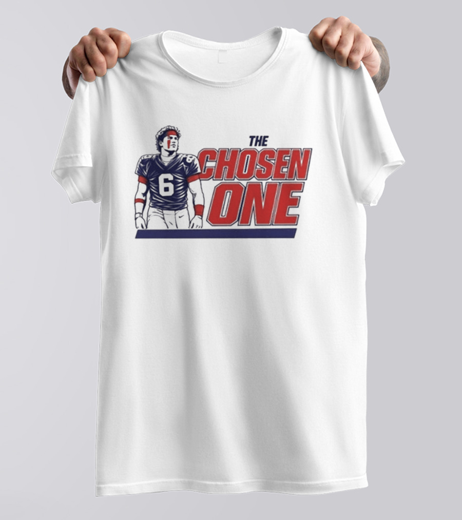 Chosen One Football Jersey Number 6 Athlete T-Shirt