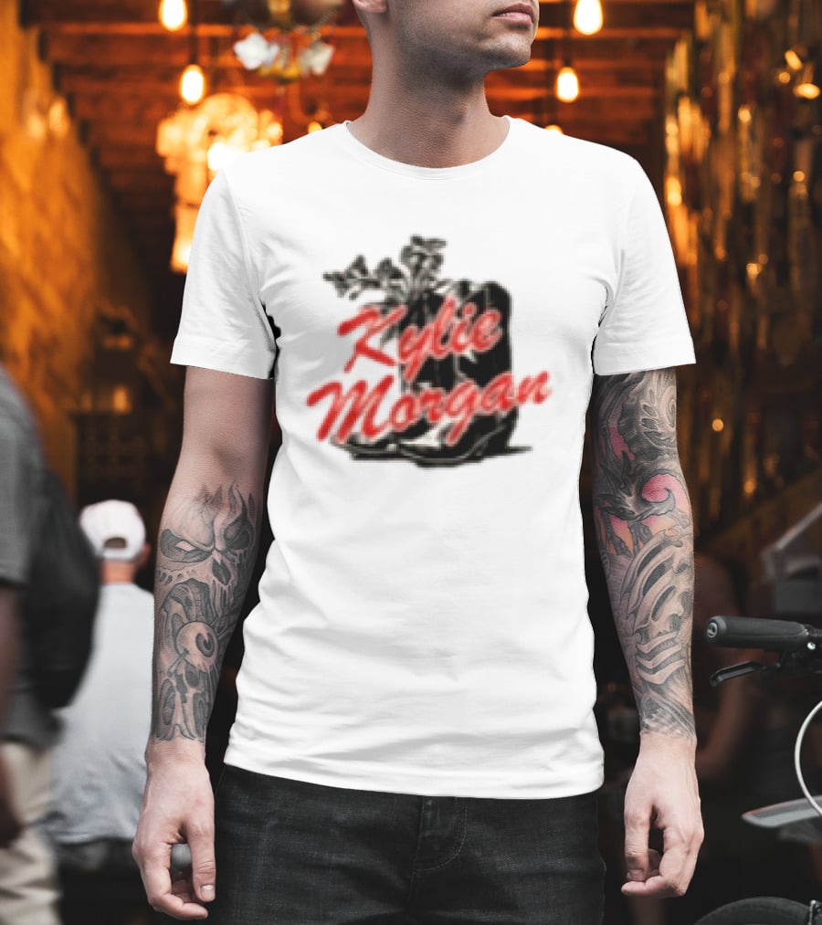 Kylie Morgan 1 800 Dump Him Boots Roses T-Shirt