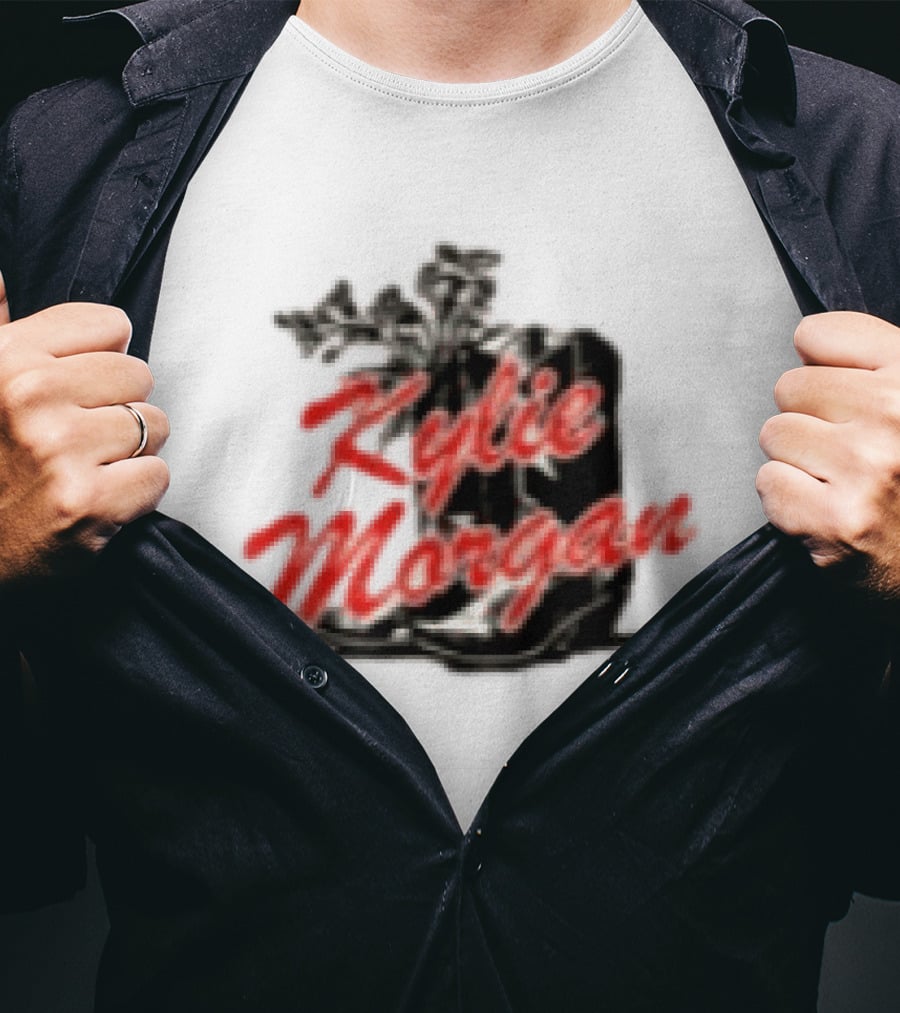 Kylie Morgan 1 800 Dump Him Boots Roses T-Shirt