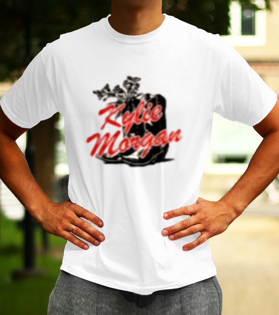 Kylie Morgan 1 800 Dump Him Boots Roses T-Shirt
