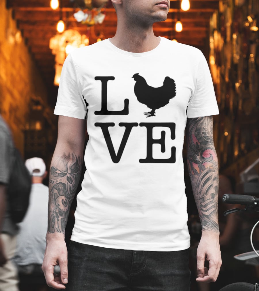 Dallas Cowboys Hunter Luepke Love Chicken LVE T-Shirt