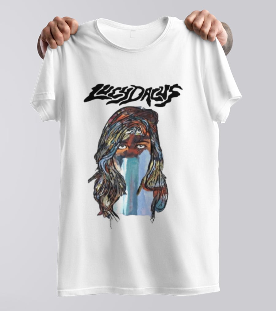 Lucy Dacus Melting Face 34 Length T-Shirt