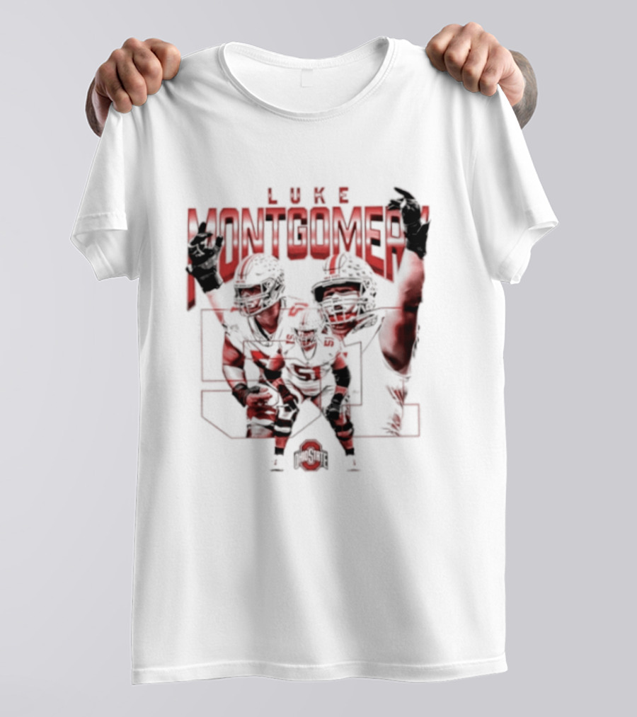 Luke Montgomery Ohio State Buckeyes 51 NCAA Football T-Shirt