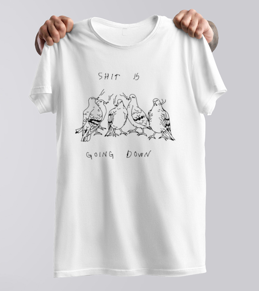 Smoking Pigeons Shit Is Going Down T-Shirt