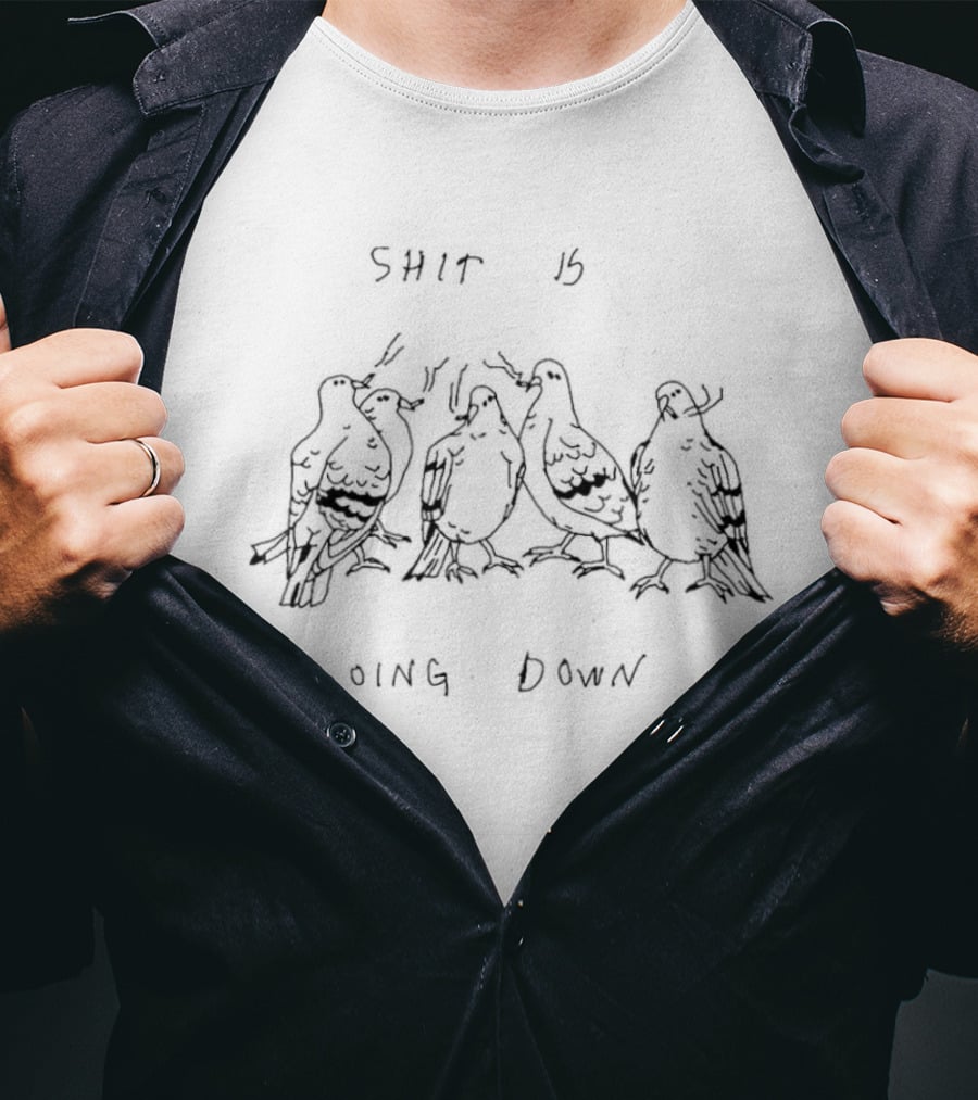 Smoking Pigeons Shit Is Going Down T-Shirt