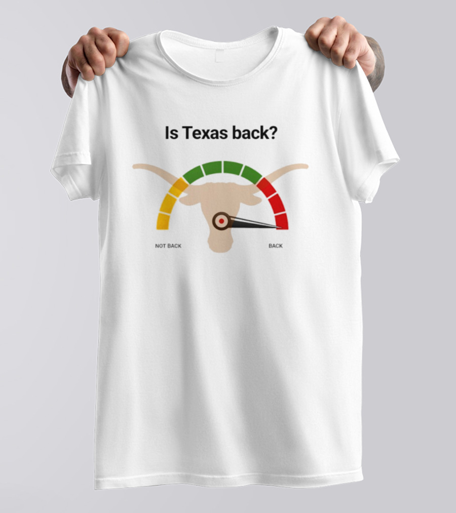 Is Texas Back Longhorns Meter Not Back Back T-Shirt
