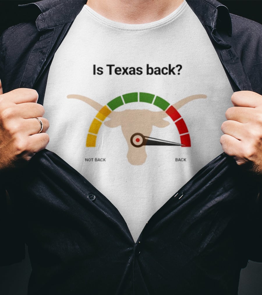Is Texas Back Longhorns Meter Not Back Back T-Shirt