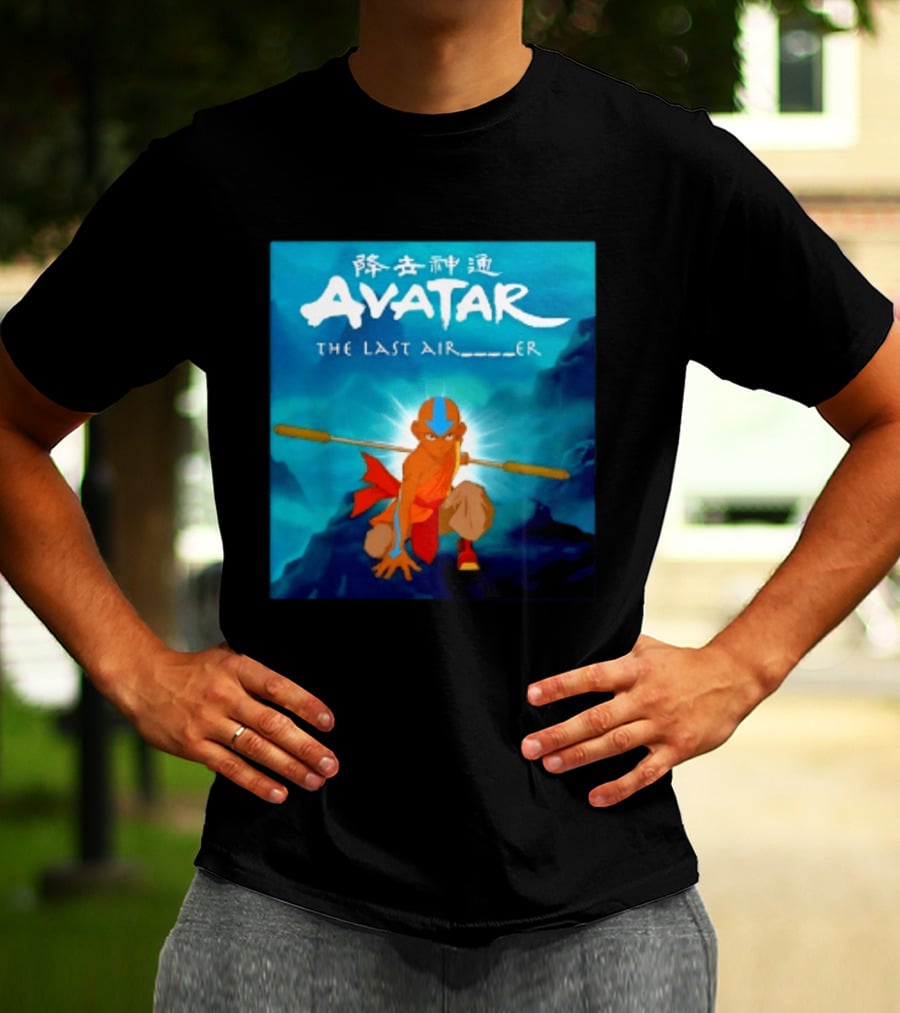 Avatar The Last Airbender Aang Nickelodeon Japanese T-Shirt