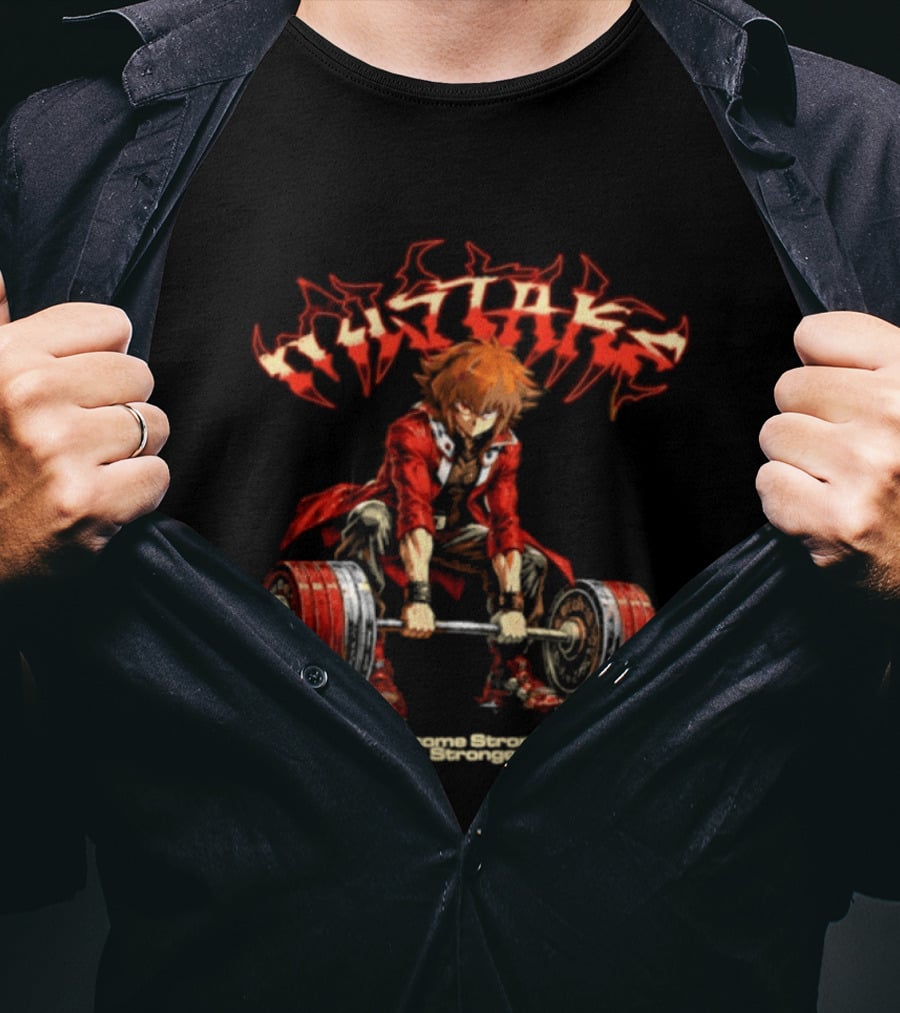 Jaden Yuki Yu Gi Oh Become Stronger Every Day Anime Weightlifting T-Shirt
