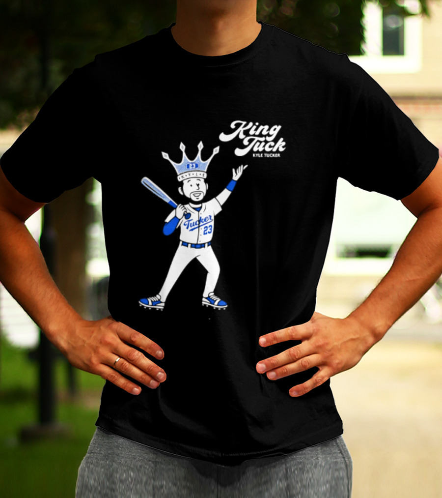 King Tuck Kyle Tucker 23 Baseball Crown And Bat T-Shirt