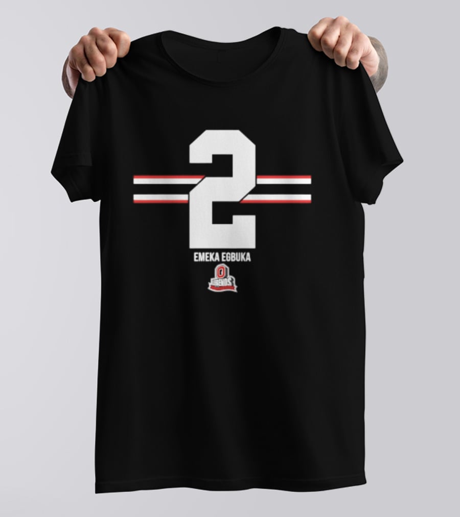 Emeka Egbuka 2 Ohio State Buckeyes NCAA Football T-Shirt