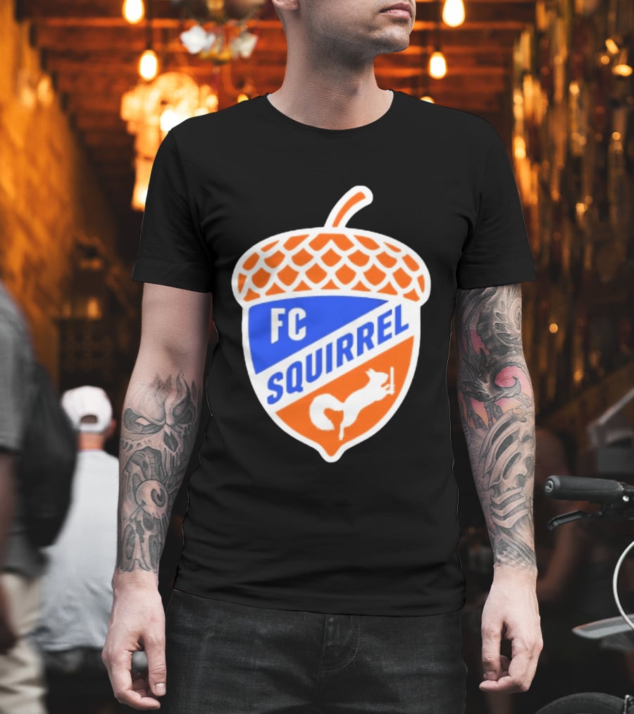 FC Squirrel Acorn Crest Cincinnati Soccer T-Shirt