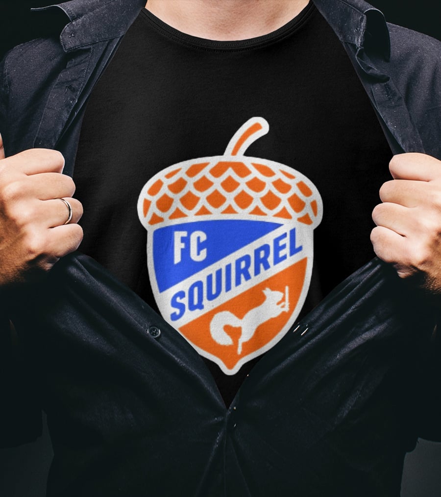 FC Squirrel Acorn Crest Cincinnati Soccer T-Shirt