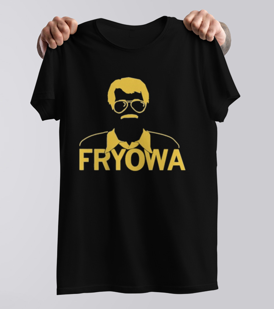 FRYOWA Yellow Mustache Glasses Black Snug Small T-Shirt