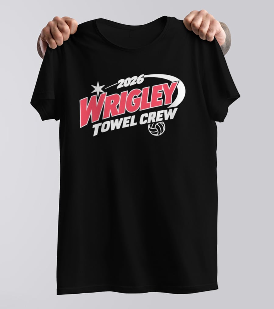 2026 Wrigley Towel Crew Volleyball Nebraska T-Shirt