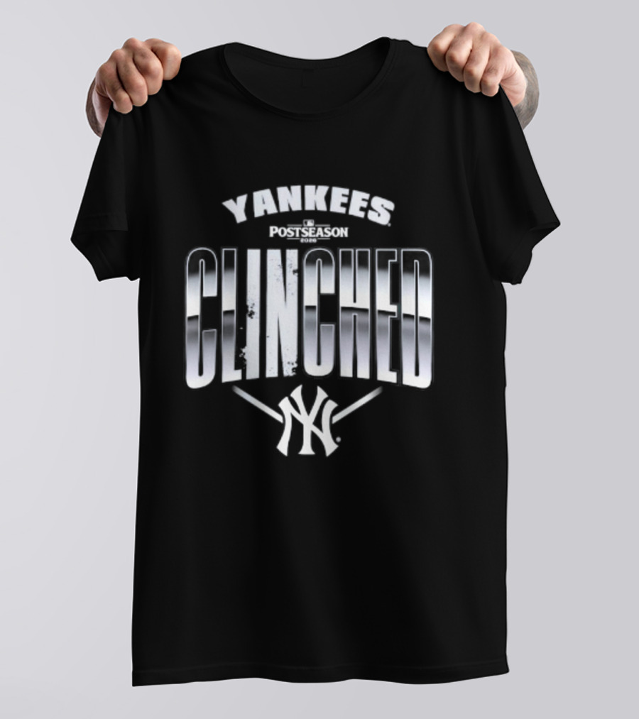 Yankees Clinched 2026 Postseason Locker Room T-Shirt