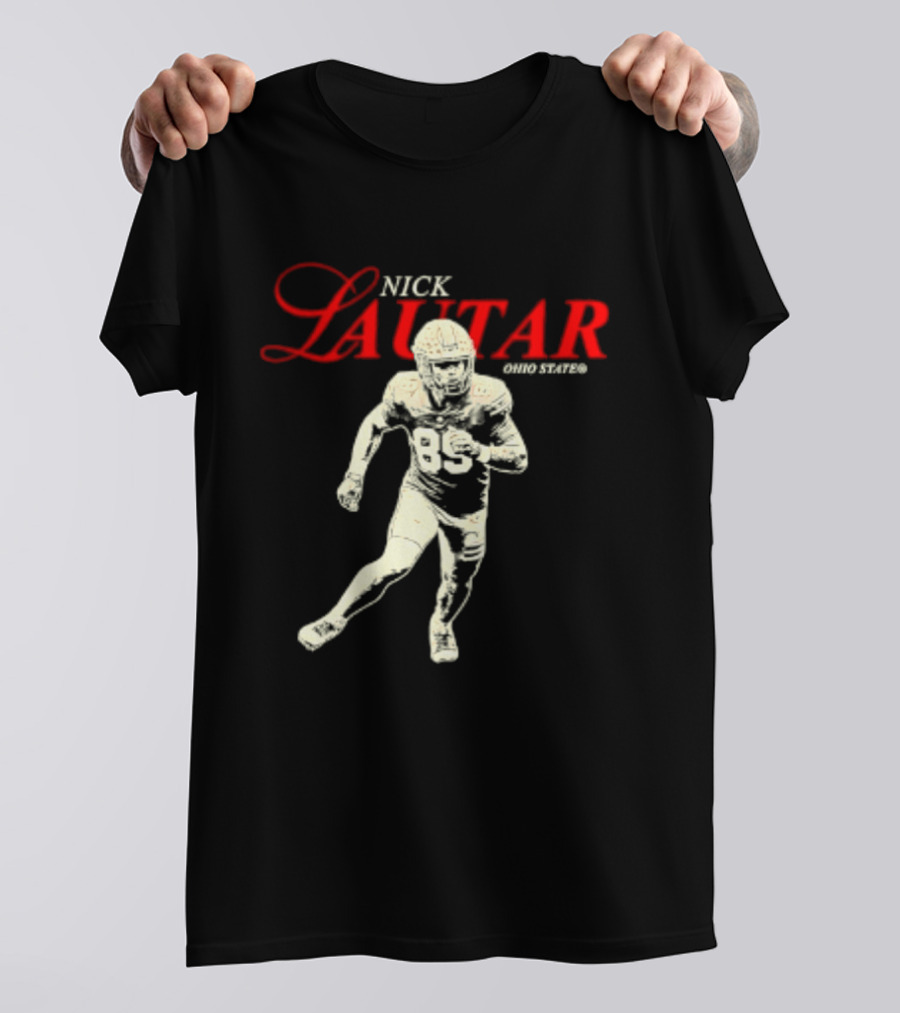 Nick Lautar Ohio State Buckeyes 89 NCAA T-Shirt