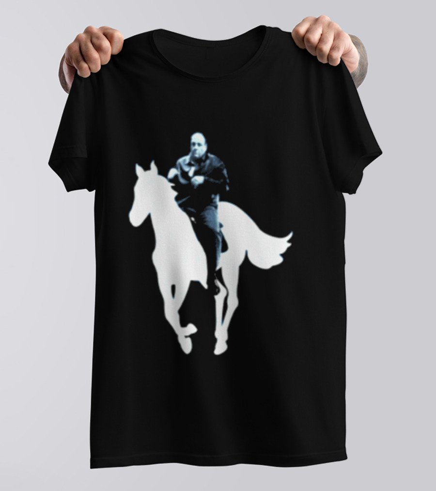 Rogue Co Pie O My Own Summer Millennial Sopranos Iconic Horse Scene T-Shirt