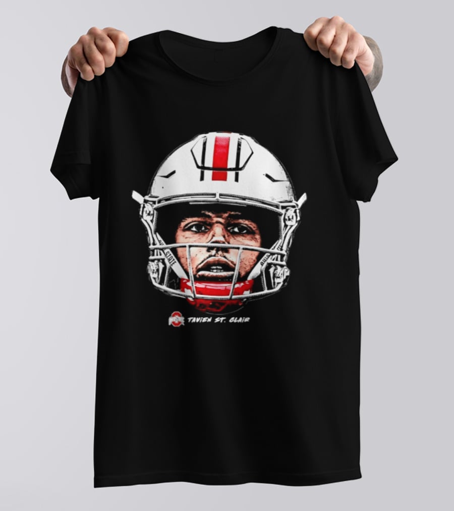 Ohio State Buckeyes Tavien St. Clair Game Face NCAA Football T-Shirt