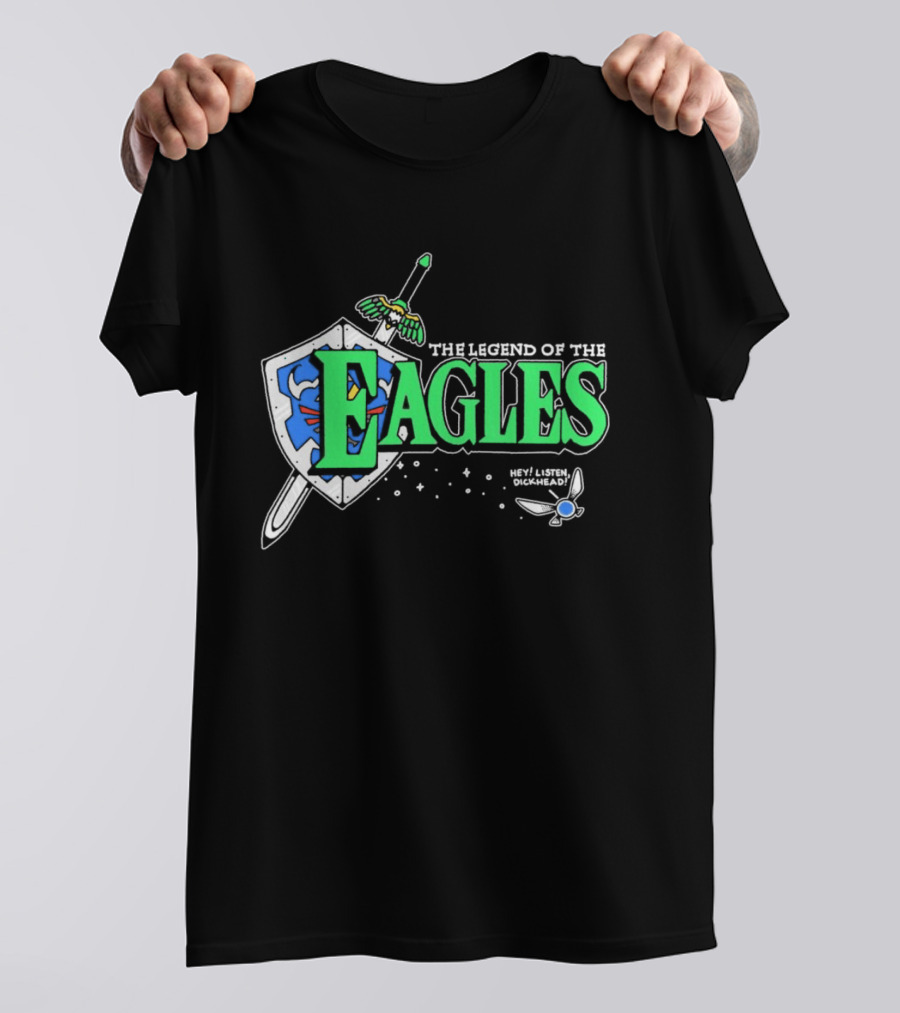 The Legend Of The Eagles Sword And Shield Adventure T-Shirt