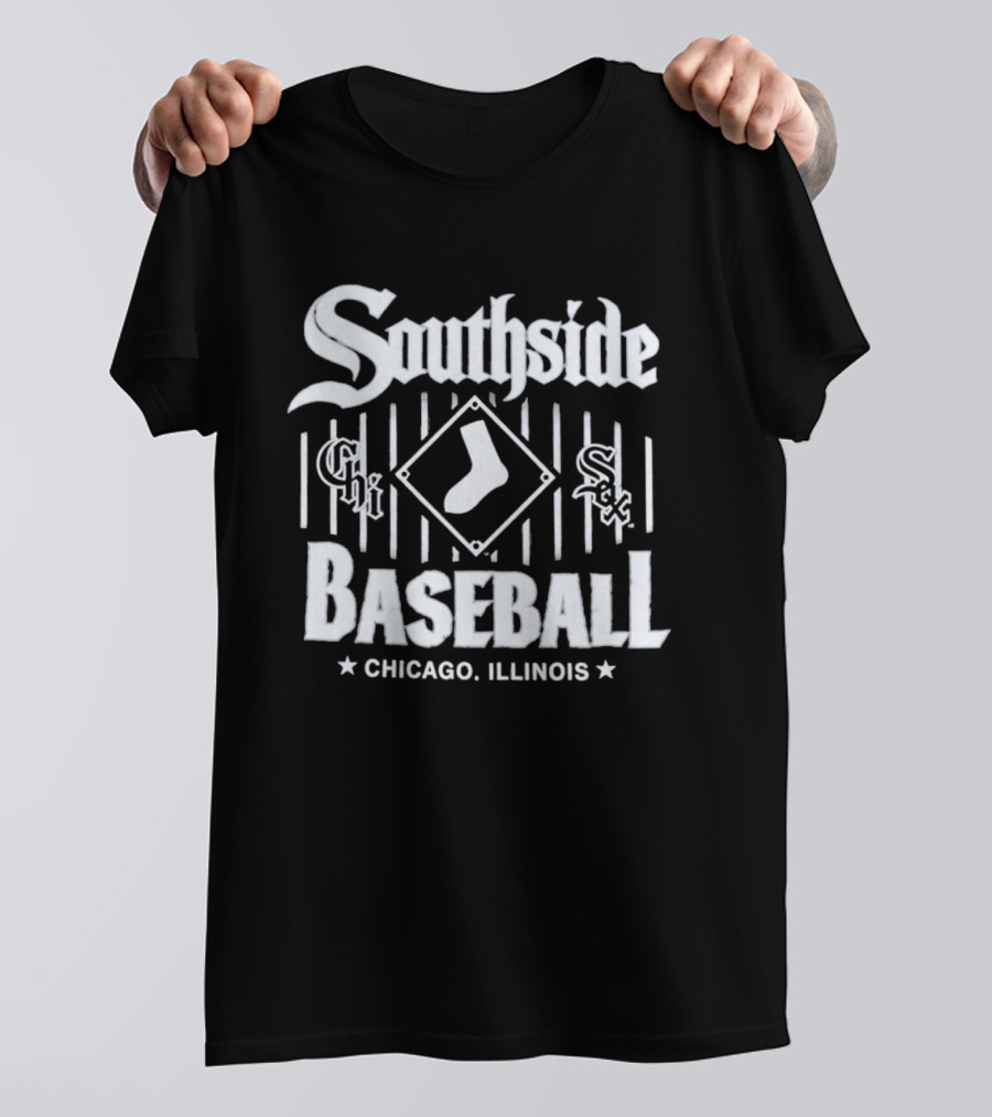 Southside Baseball Chicago Illinois White Sox T-Shirt