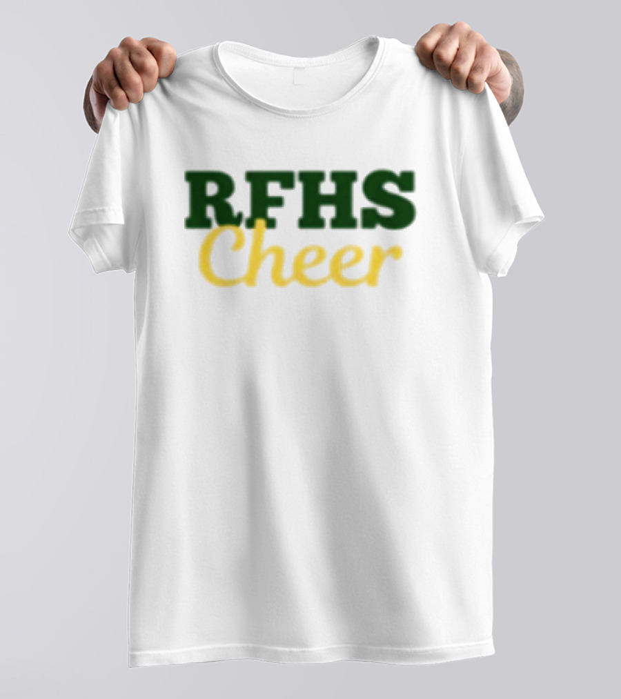RFHS Cheer Roster Small Front White RF Store T-Shirt