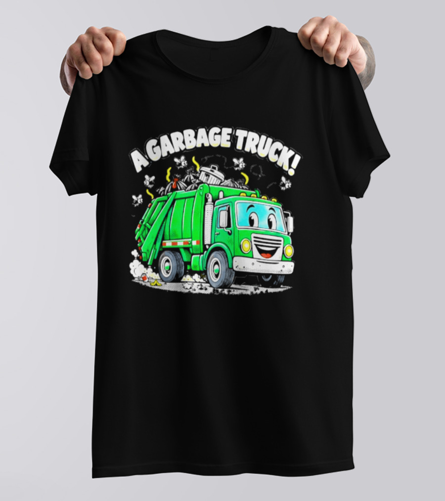 A Garbage Truck Cartoon Animation Fun T-Shirt